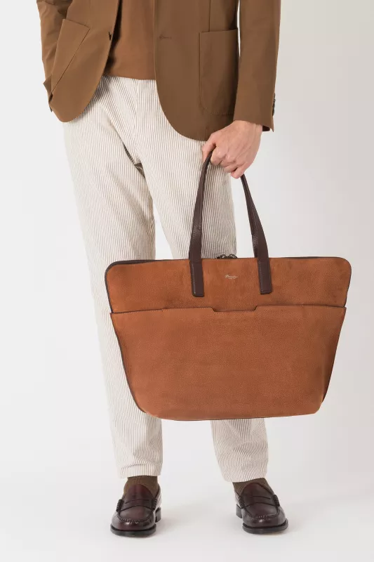 Saddle Tote Bag Nubuck Collection