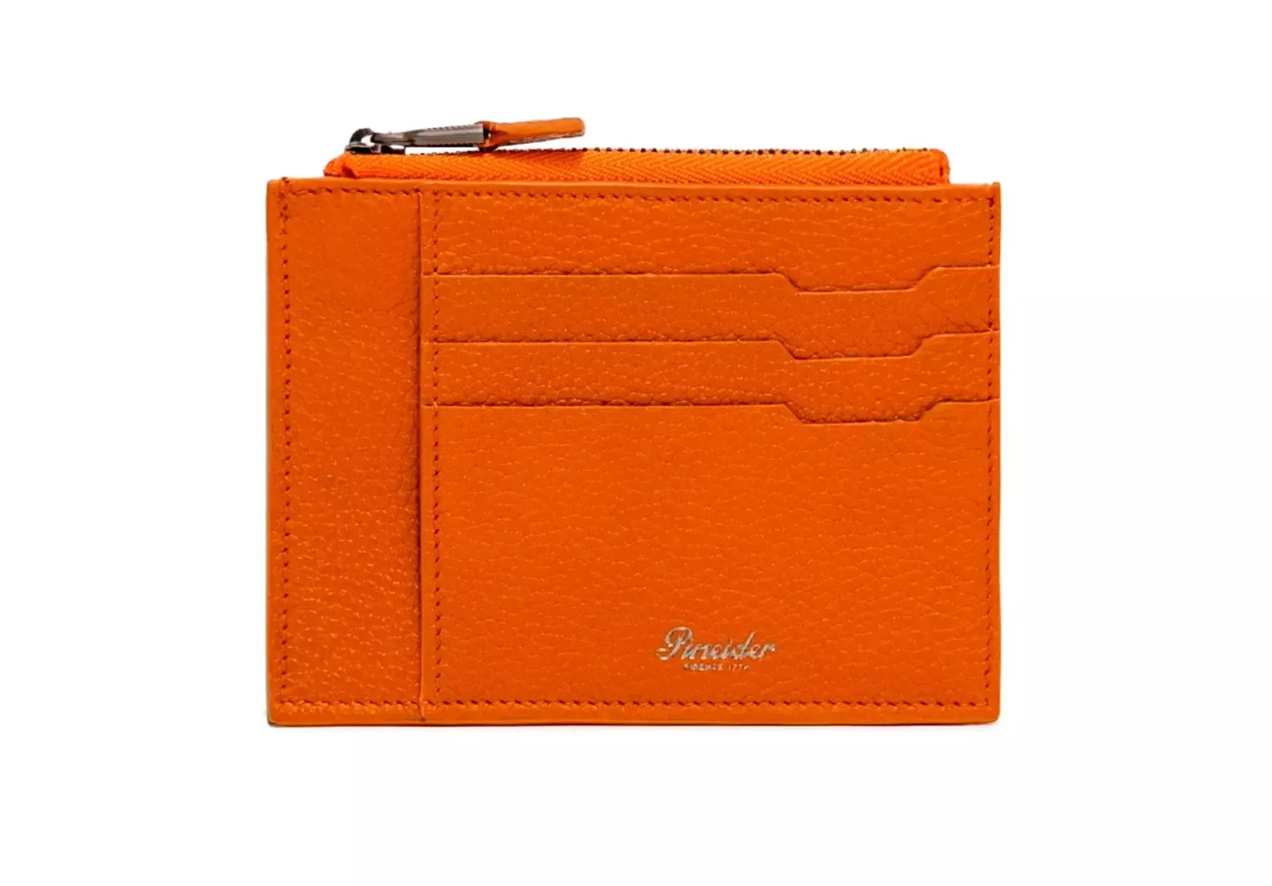 Grained Collection Zipped Card Holder