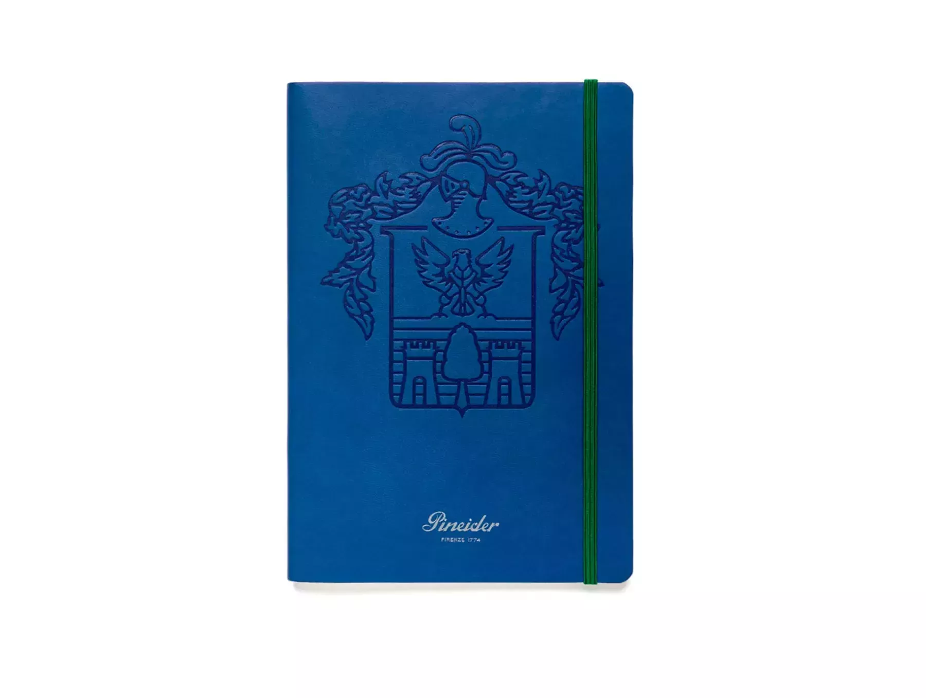 Small unlined Funky Crest Notebook