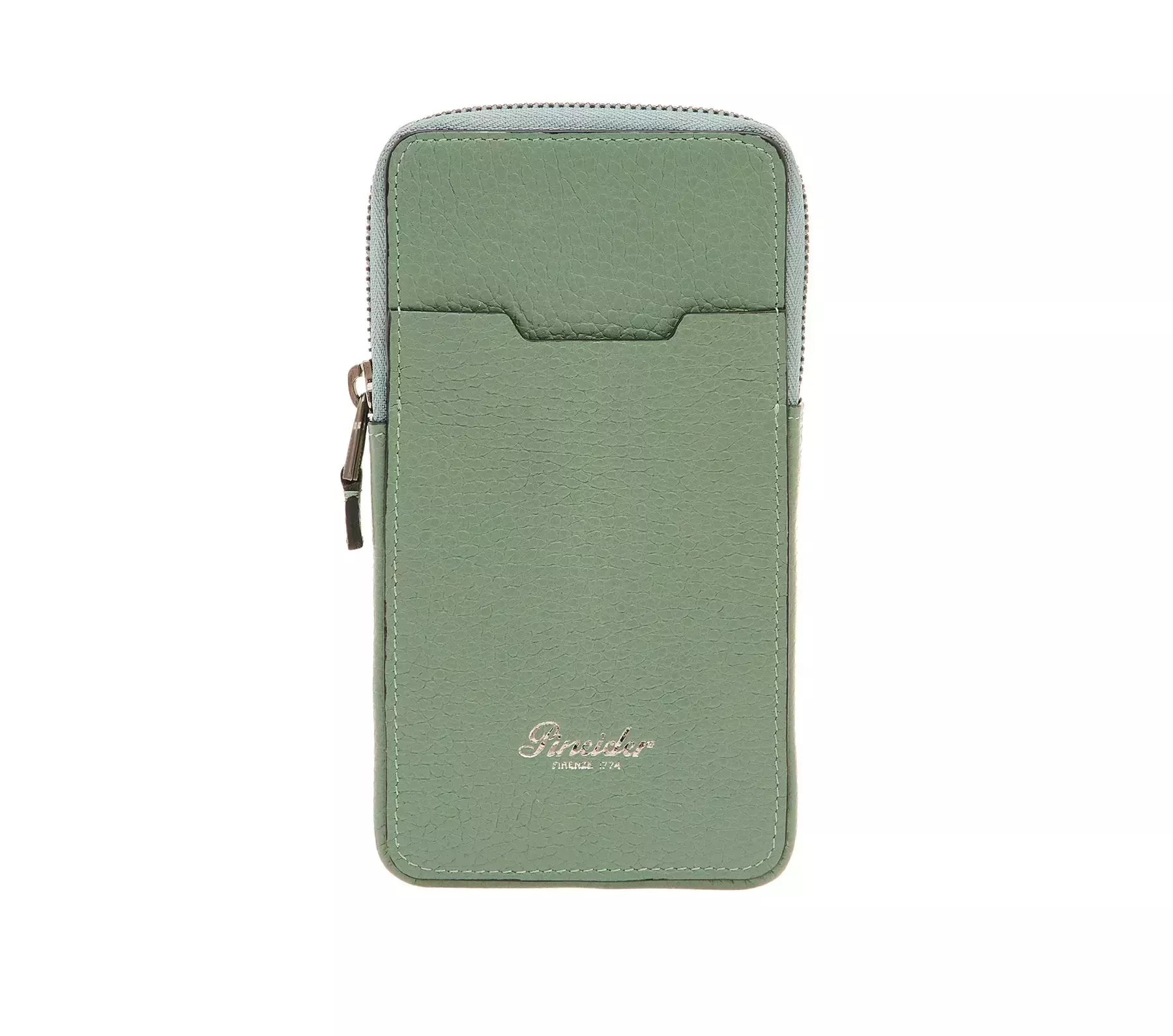 Mobile holder with zip in Grained